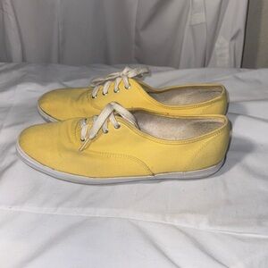 Keds Sunny Yellow Canvas Shoes Women’s Size- 8.5